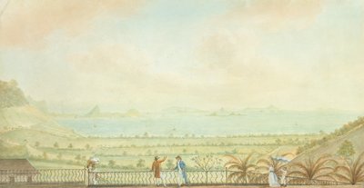 View in the Lesser Antilles, c.1785 by Nicholas Pocock